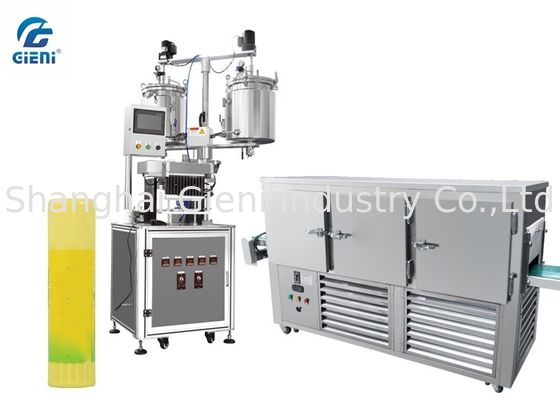 220V Paste Lip Balm Filler With Chilling Tunnel 6-10 Moulds / Min Output
