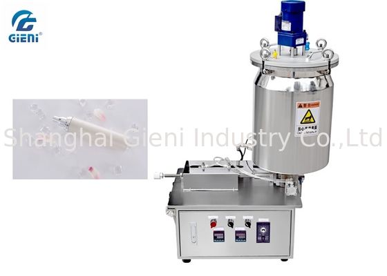Semi - Auto Cosmetic Toner Filling Machine Air Source With Dual Layer Tank