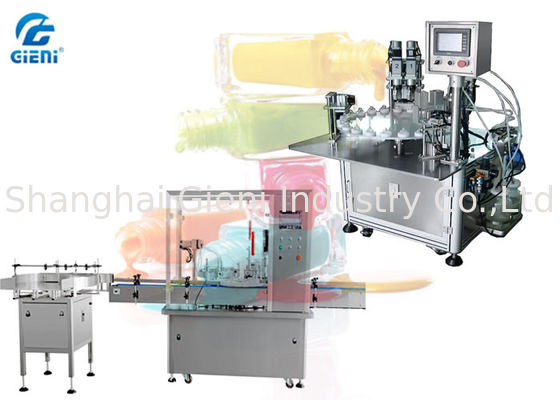 Automatic / Semi Automatic Nail Polish Filling Machine , Nail Gel Polish Filler