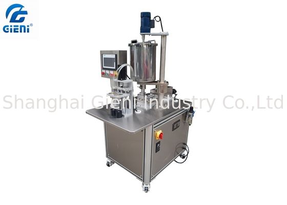 2 Nozzles Color Cosmetic Air Cushion CC Filling Machine , Easy To Operate