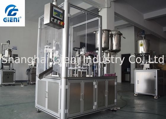 High Speed Rotary Color Cosmetic Automatic Filling And Capping Machine For Lip Gloss