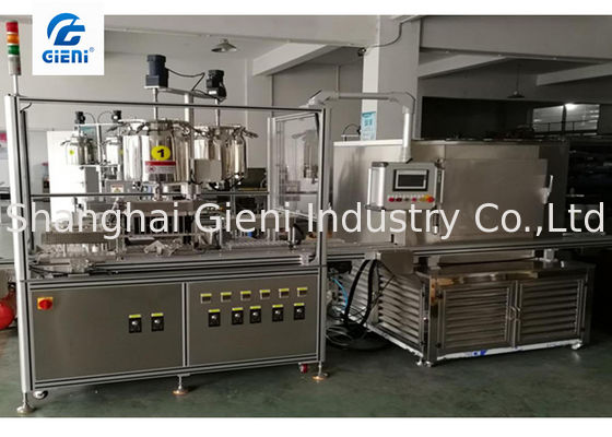 Silicone Mould Lipstick Manufacturing Equipment / Production Line Color Cosmetic