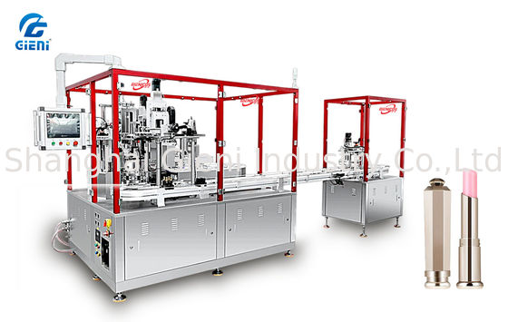 Linear Type 12-Piston Mascara Filling Machine with Servo Capping | 84 PCS/Min