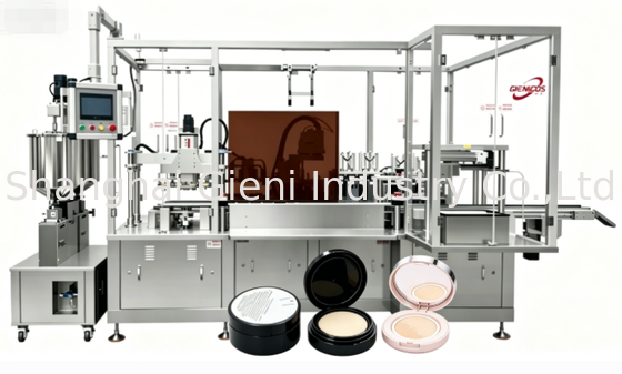 High Speed 48PCS/Min NBR Sponge Cushion Filling Machine with Visual Inspection and Four Nozzle Servo Filling