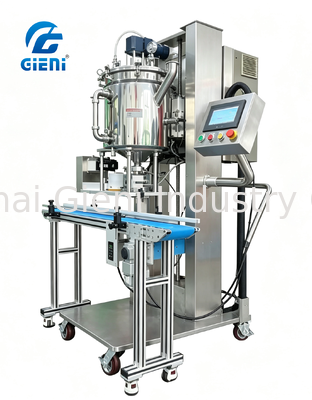 Vacuum Hot Filling Machine with Vacuum Deaeration and Tank Lift Up Down for Precision Cosmetic Filling