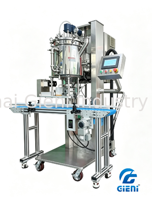 Multi Mode Programmable Hot Filling Machine with Tank Lift for Cosmetic Products