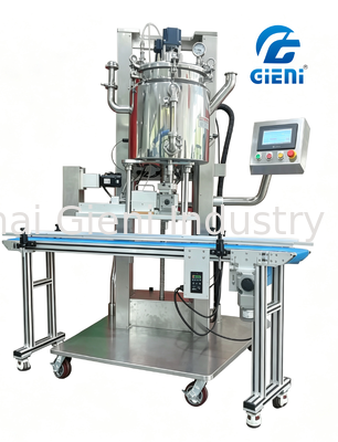 Servo Driven Precision Hot Filling Machine with Tank Lift Up Down and Vacuum Function for Cosmetic Filling
