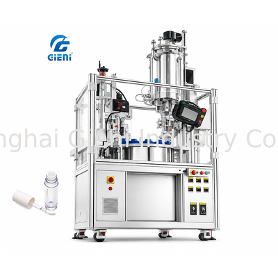 Semi Automatic Lip Gloss Filling Machine with 600 BPH Speed, 10-100ml Capacity, and Hot Filling Function