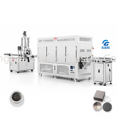 JYF Single-Nozzle Filling Production Line Double Layer Heating Tank 380V for Mascara
