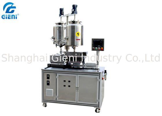 Newly Designed 10 Nozzles Lipstick Hot Filling Machine with 2 Tanks