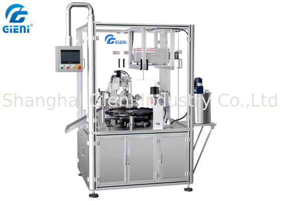 Semi Auto Liquid Cosmetic Filling Machine For Eyeliner Pencil With Steel Ball