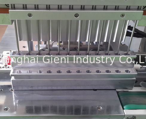 Automatic 12 Nozzles Cosemtic Filling Machine For Lipstick With Color Cover