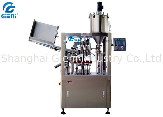 Servo Driven Semi Automatic Tube Filling And Sealing Machine For Makeup Cream