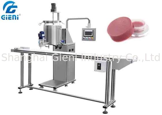 Semi - Auto Gear Pump Lip Gloss Filling Machine for Viscosity Materials