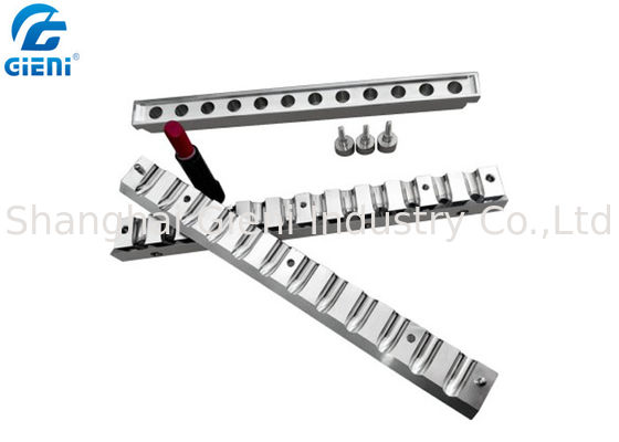 Manual Three Pieces Lipstick Bullet Mold Aluminium Punching Mould For Cosmetics