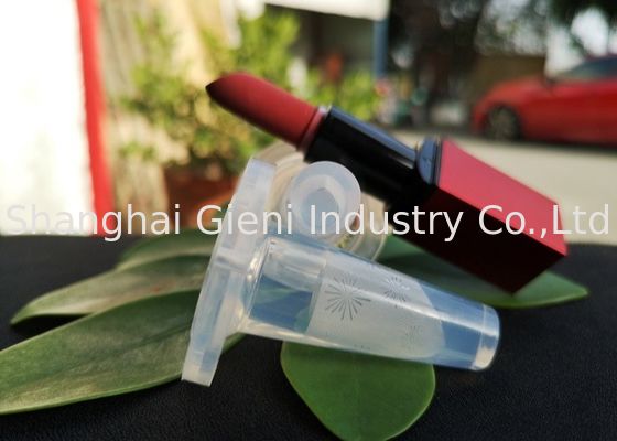 Crystal high transparent lipstick mold silicone simple hand with own logo