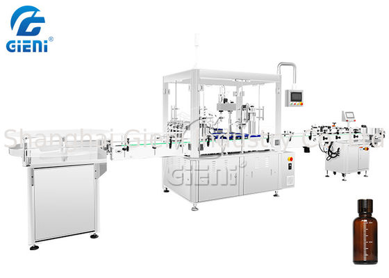 PLC Cosmetic Dropper Bottle Rotary Filling Machine