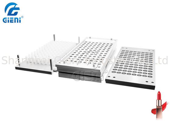 96 Cavities Aluminum Cosmetic Lipstick Holder Mold Tray