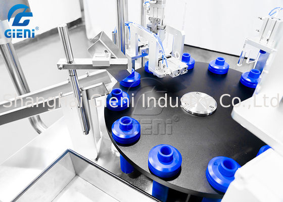 Semi Automatic Rotary Filling And Capping Machine For Mascara Or Lip Gloss