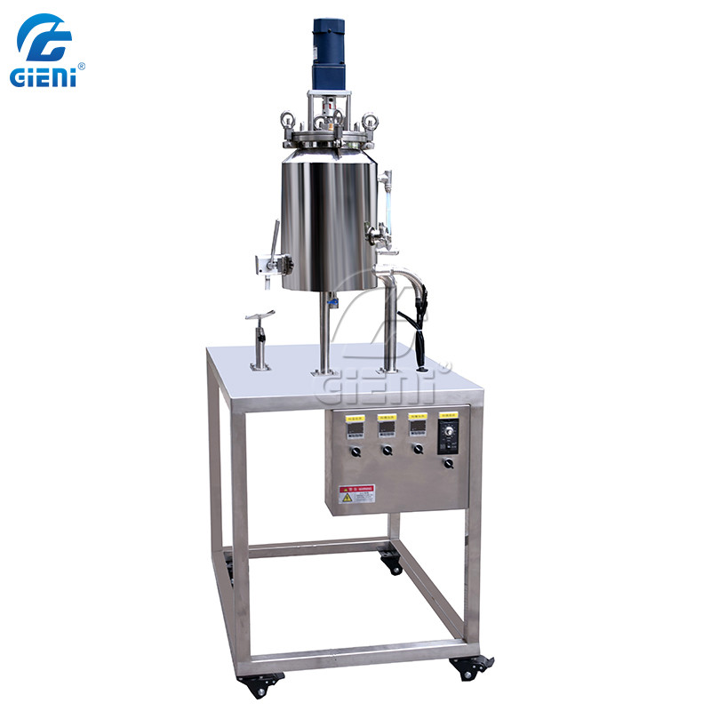 Hand Manual Type Lip Balm Pouring Machine With 20L Heating Stirring Tank