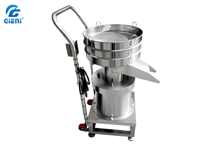 120 Mesh Cosmetic Powder Press Machine Vibration Sifting Machine for Powder Cake