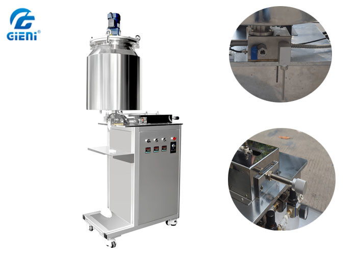 Vertical Type Single Nozzle Mascara Filling Machine With 20L Tank , Easy To Operate