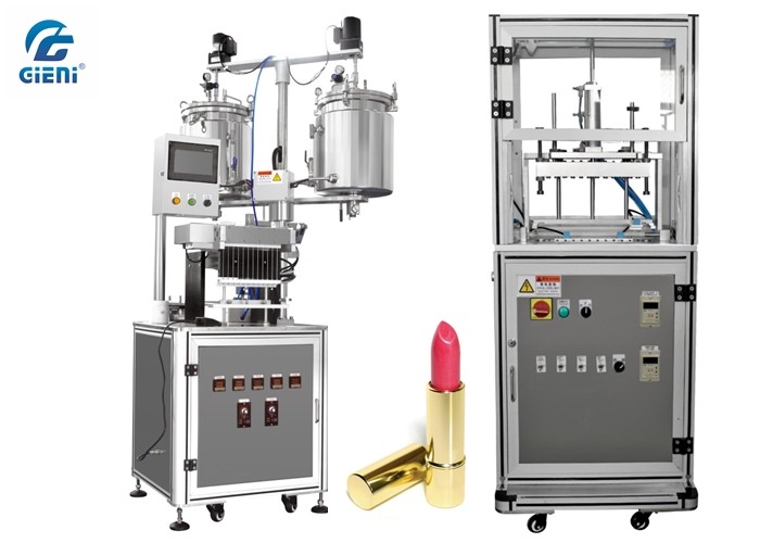Durable Cosmetic Cream Filling Machine 12 nozzles with Air Blowing Type Mould Releaser