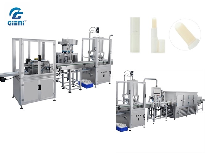 High Precision Lip Balm Filling Equipment With Cooler , 1 Year Warranty