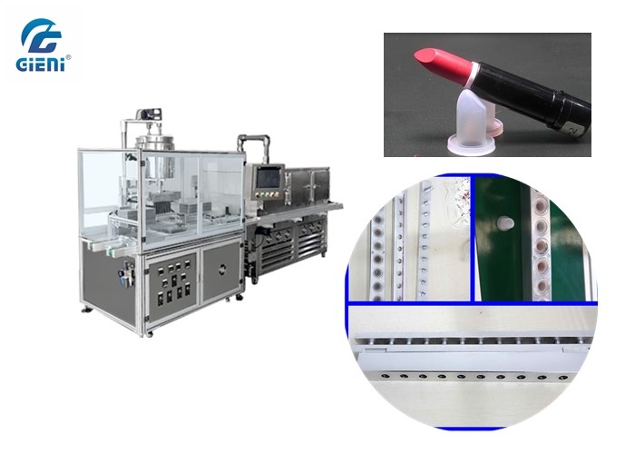 Silicone Moulds Lipstick Filling Machine For Pearl Powder Materials