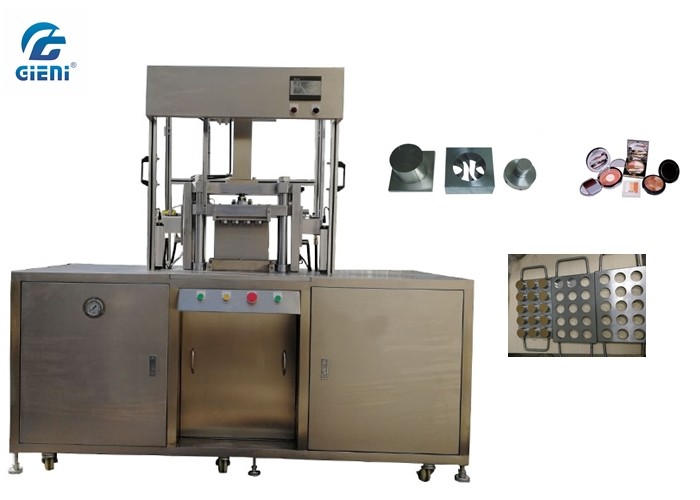 6 Cavities Press Mold Compact Powder Press Machine For 59MM Pan Size