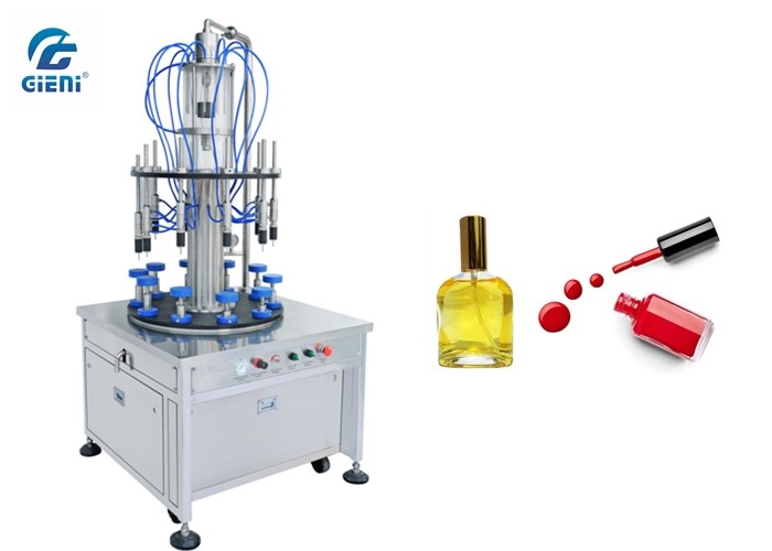Pneumatic Nail Polish Filling Machine 3 Operator With Water - Based Materials