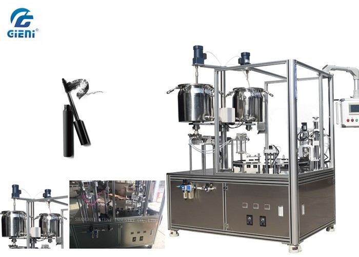 Semi - Auto Cosmetic Rotary Filling Equipment With Weight Checking Divice