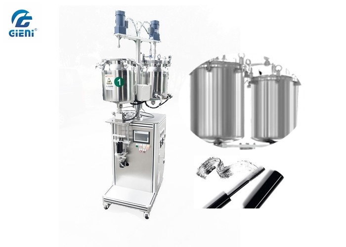 High Viscosity Cosmetic Lip Gloss Filling Machine With Double Tanks
