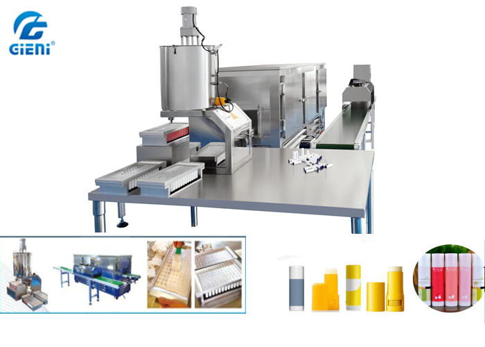 Customised Manual Lip Balm Filling Machine With Freezing Tunnel