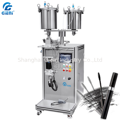 Good price Two Nozzle Mascara Lip Gloss Filling Machine With 20L Tank online