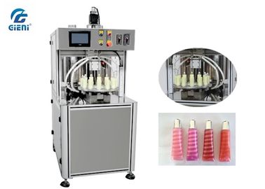 Good price Multi Colors Spiral Lip Gloss Filling Machine 12L Material Tank online