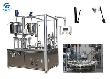 Good price Rotary Type Mascara Filling Machine Stainless Steel With Brush Inserting Divice online
