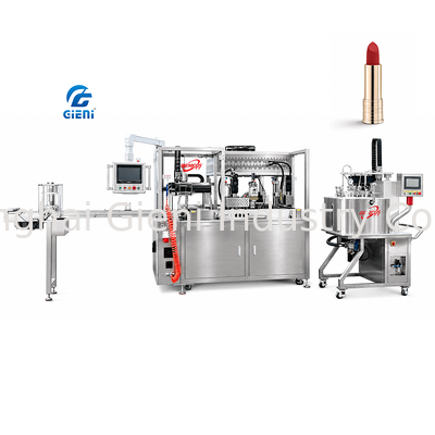 GLU-900 High Capacity 112 Cavities Silicone Mold Lipstick Filling Machine 900pcs/h Production Equipment
