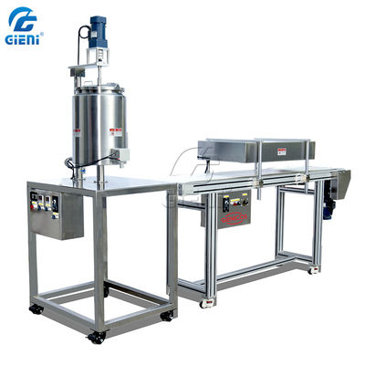 Good price CE Single Nozzle Lip Balm Filling Machine 20L Double Layer Tank online