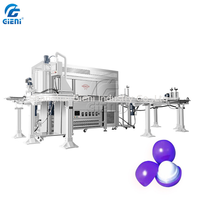 Automatic Single Nozzle Gear Pump Filling And Cooling Line For Ball Balm