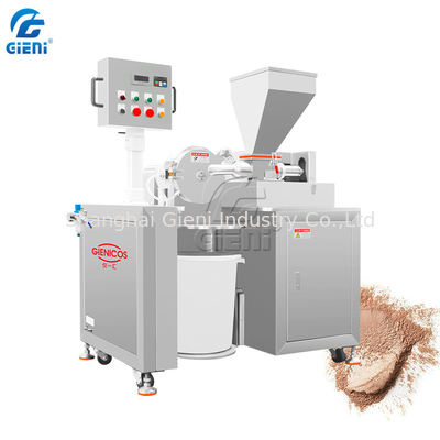 Good price 20KG/Hour Cosmetic Powder Press Machine 380V Screw High Speed Pulverizer online